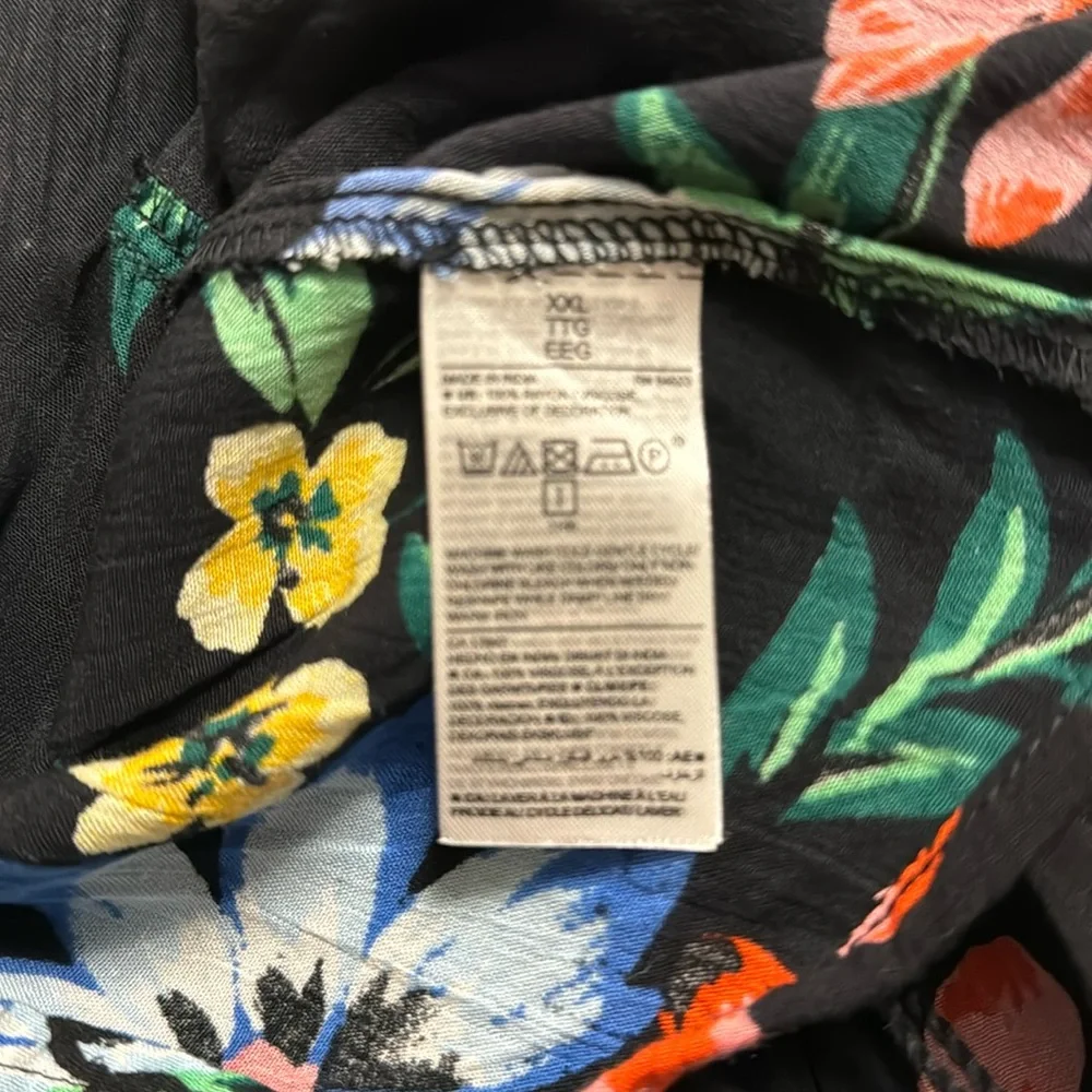 Old Navy floral 3/4 sleeve midi dress - Picture 8 of 8